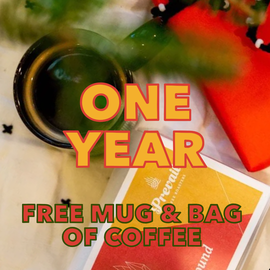GIFT A MONTHLY SUBSCRIPTION (ONE YEAR - ✨one free bag of coffee + a mug!)